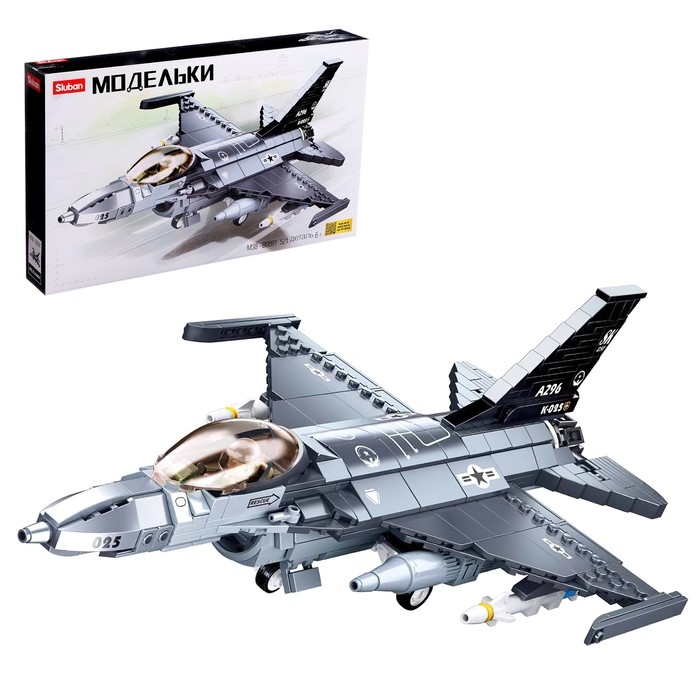 Конструктор Модельки &laquo;Бомбардировщик&raquo;, 521 деталь