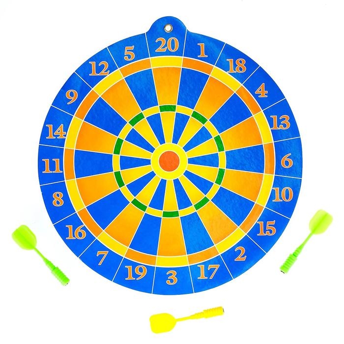 Дартс &laquo;Сто очков&raquo;, с магнитными дротиками, МИКС