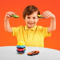 Машина металлическая в яйце &laquo;СпортКар&raquo;, масштаб 1:64, МИКС