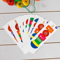 Пирамидка &laquo;Геометрическая фантазия&raquo;, детали: 3 &times; 3 см