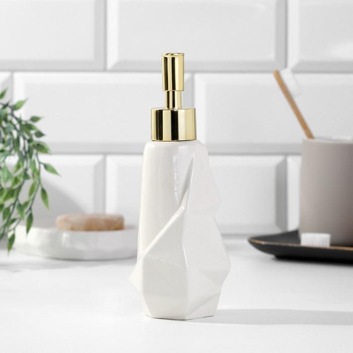 Дозатор для жидкого мыла &laquo;Белый&raquo;, 250 мл.