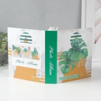 Фотоальбом на 80 фото 10х15 см "Папоротник" в коробке 23х19х5 см