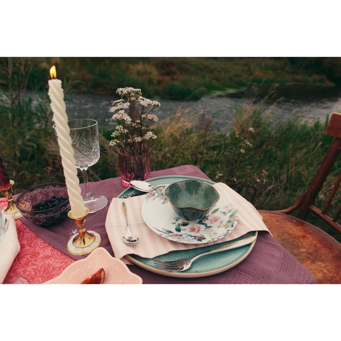 Тарелка фарфоровая &laquo;Верона&raquo;, d=20 см, белая, цвет белый