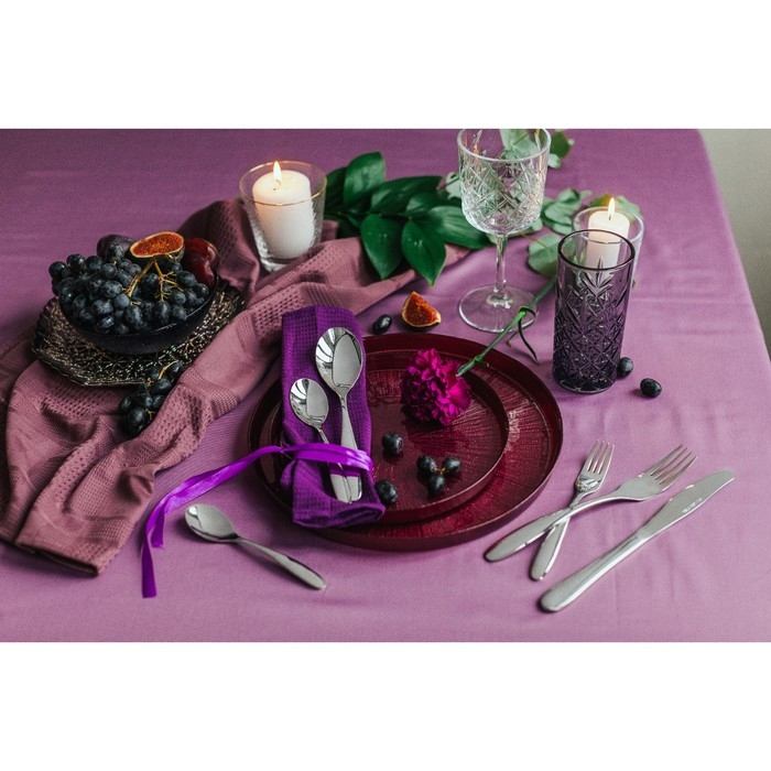 Ложка столовая из нержавеющей стали &laquo;Марио&raquo;, длина 20 см, цвет серебряный