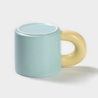 Кружка керамическая &laquo;Воздух&raquo;, 300 мл, цвет голубой и жёлтый