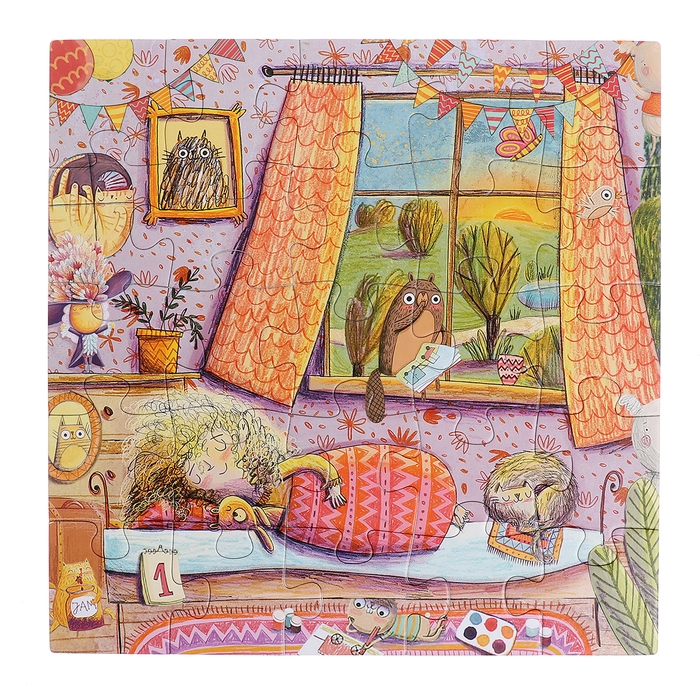 Пазлы 4 в 1 &laquo;Чудесный день&raquo;, 25, 36, 49, 64 элемента