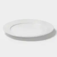 Тарелка Hanna Kn&ouml;vell, d=20 см, с бортом, фарфор, белая