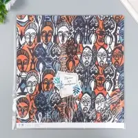 Бумага для скрапбукинга двусторонняя "Африка" плотность 180 гр 30,5х32 см