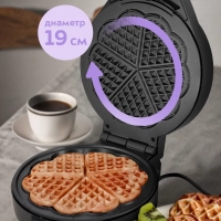 Вафельница электрическая для венских вафель КТ-5615 1000 Вт