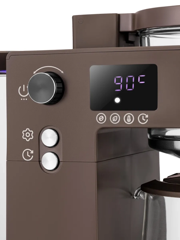 Кофеварка "2 в 1" капельная для кофе и чая КТ-7590 - 800 Вт