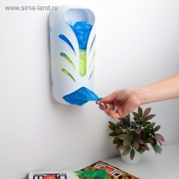 Корзина для пакетов Krita, 12&times;7&times;28 см, цвет снежно-белый