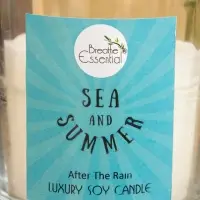 Свеча с кристаллом внутри Sea and Summer "After the rain" после дождя, 120 гр