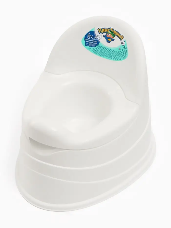 Горшок детский музыкальный, цвет Белый