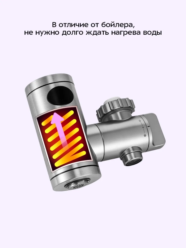 Водонагреватель проточный КТ-6527 - 3300 Вт
