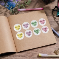 Наклейки для бизнеса &laquo;Спасибо, что выбрали нас&raquo;, 40 шт, 4 х 4 см