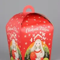 Коробка подарочная пасхальная &laquo;Красна девица&raquo;, 17&times;17&times;26 см