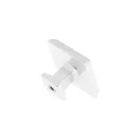 Ручка-кнопка CAPPIO, 35х35 мм, пластик, цвет хром