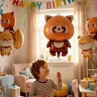 Воздушный шар фольгированный 27" &laquo;Красная панда&raquo;