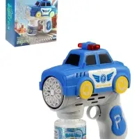 Генератор мыльных пузырей "Полицейская машина", световые эффекты, работает от батареек