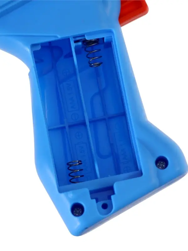 Генератор мыльных пузырей &laquo;Пистолет&raquo;, световые эффекты, работает от батареек, синий