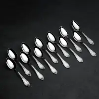 Ложка столовая &laquo;Посольская&raquo;, h=20 см, толщина 2,5 мм, цвет серебряный