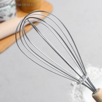 Венчик кухонный для взбивания &laquo;Классика&raquo;, 27 см, с деревянной ручкой