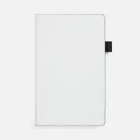 Ежедневник White Shall, недатированный, бело-черный