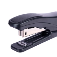 Степлер № 10, до 18 листов, Attomex, встроенный антистеплер, чёрный