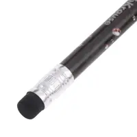 Карандаш чернографитный с ластиком ErichKrause "Happy Capy", НВ, грифель d=2,2 мм, пластик, круглый в тубусе, микс