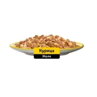 Влажный корм Whiskas для кошек, с курицей, желе, 75 г