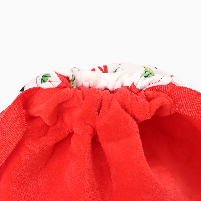 Сумка детская &laquo;Котик в шапке&raquo;, 35 &times; 30 см, новогодняя