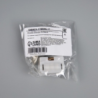 Гирлянда &laquo;Нить&raquo; 2 м роса. IP20, нить серебристая, 20 LED, 4.6 В, AG13x3 (в комплекте), 3 режима, свечение зелёное