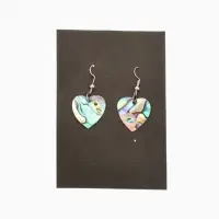 Серьги "Сердце моря" ракушка 5,5х2 см