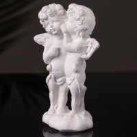 Статуэтка "Ангелы шепчутся" 9х6,5х3,5 см, натуральный