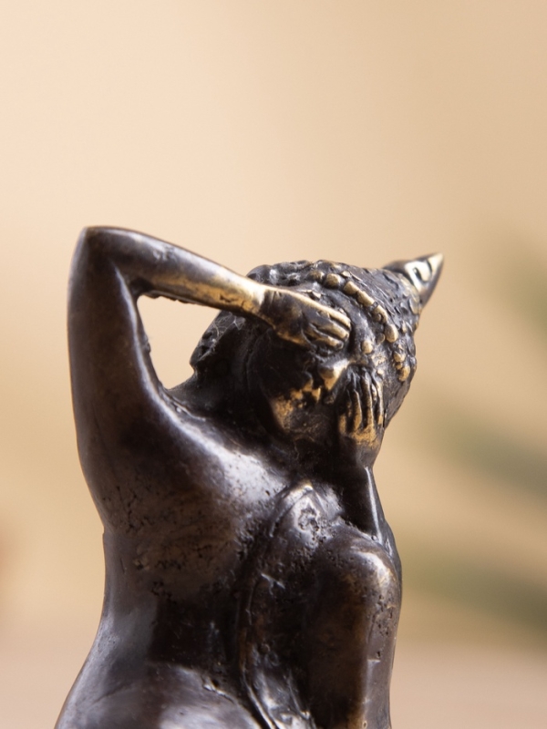 Сувенир бронза "Будда" 5х3х7 см