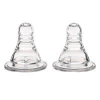 Соска на  бутылочку, антиколиковая, от 0 мес., M&B Anti-colic, классическое горло,  медленный поток, 2 шт.