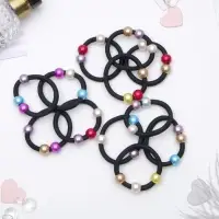 Резинка для волос &laquo;Три шарика&raquo;, цветные, МИКС