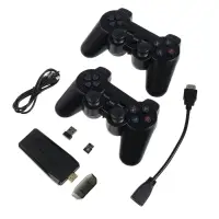 Игровая приставка Game-5, 8/16/32 бита, 4K, 64 ГБ, HDMI, microSD, 2 джойстика, черная