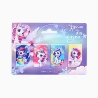 Магнитные закладки "Пони", 4 шт мини