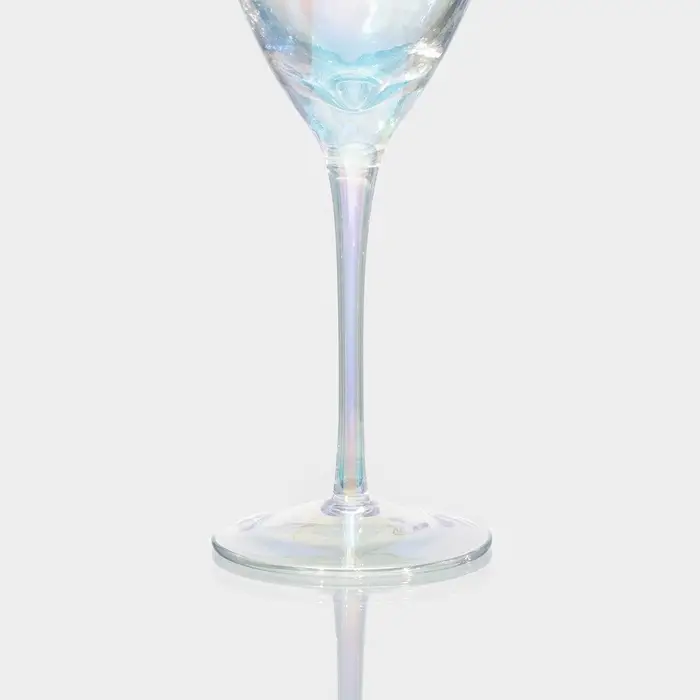 Набор бокалов для вина &laquo;Жемчуг&raquo; 400 мл, 6 шт., р-р 1й шт. 9.5&times;23 см, перламутровый