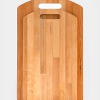 Набор досок разделочных 2 шт 30x18x0,8 см и 35x22x0,8 см, береза, пропитана мин маслом