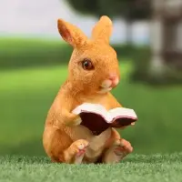 Фигурка полистоун TAKE IT EASY &laquo;Зайка читает книжку&raquo;, 10&times;8&times;15 см