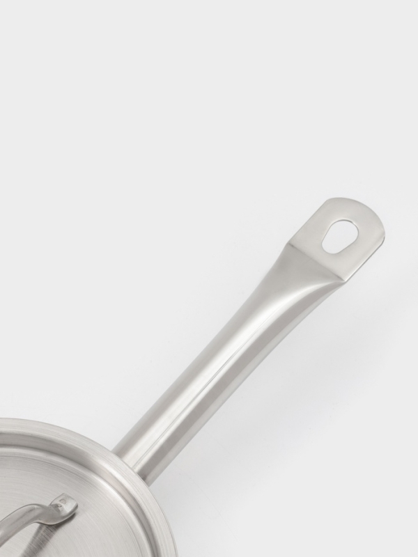 Ковш 860 мл, d=14, h=5,5 см, с крышкой, толщина стенки 0,8 мм, индукция