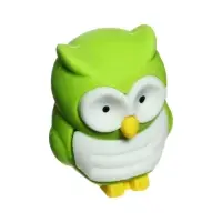 Ластик фигурный "Сова", в блистере, МИКС (штрихкод на штуке)