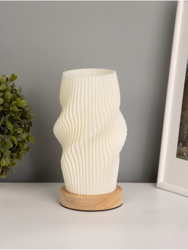 Светильник настольный "Волны" LED 3Вт USB диммер/провод 1,5м 11х11х20см