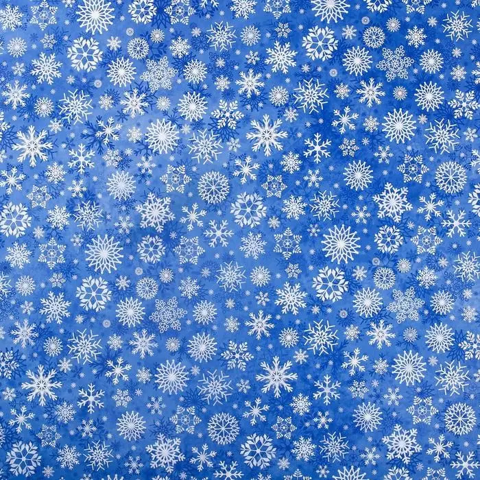 Упаковочная бумага на новый год &laquo;Снежный вальс&raquo;, 50 х 70 см, глянцевая
