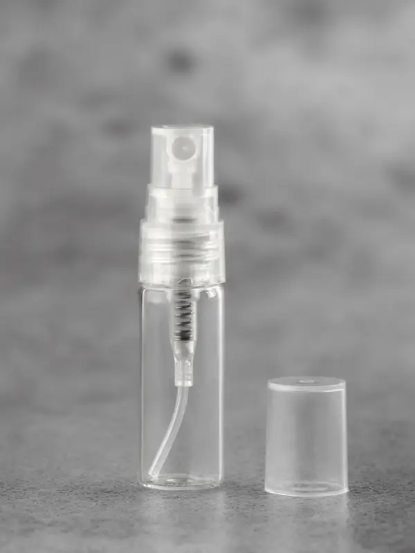 Флакон стеклянный для парфюма, с распылителем, 3 мл, прозрачный