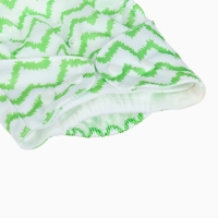 Многоразовый подгузник &laquo;Зигзаги&raquo;, 3-15 кг, цвет зеленый, Крошка Я