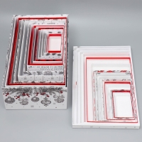 Набор новогодних подарочных коробок 15 в 1 &laquo;Счастья и любви&raquo;, 12 х 6.5 х 4 см - 46.5 х 30 х 17.5 см, Новый год