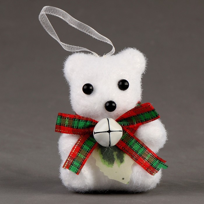 Игрушка из пенопласта &laquo;Мишки&raquo; с колокольчиком, 8 см